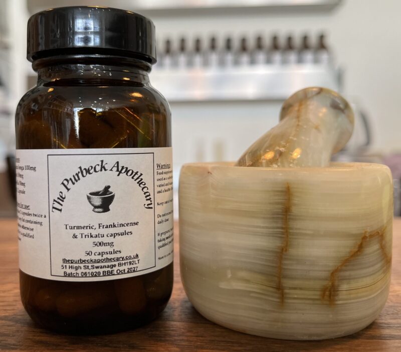 Turmeric, Frankincense, Long Pepper, Black Pepper and Ginger Capsules